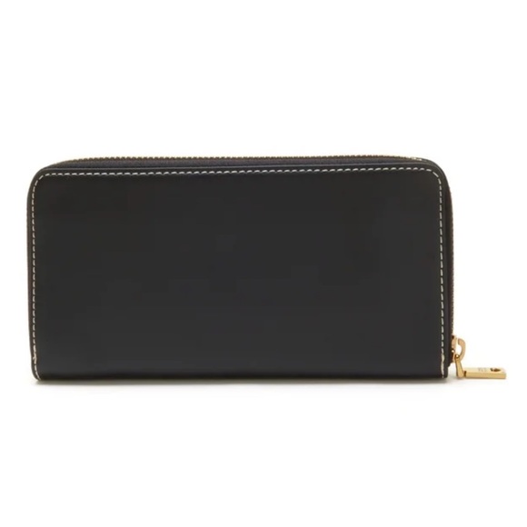LOVE MOSCHINO Portafogli Pu Nero Zip Around Wallet - Picture 3 of 10
